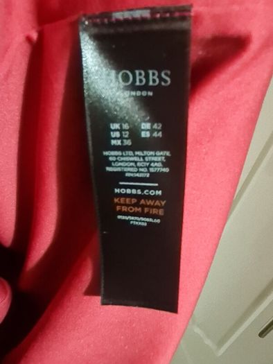 Hobbs lined midi dress