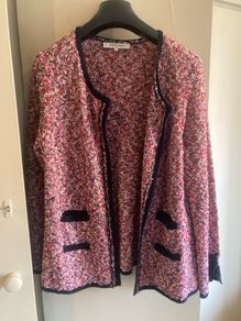 Navy red Cardigan Gerard Darel 10-12