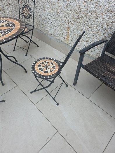 mosaic garden table