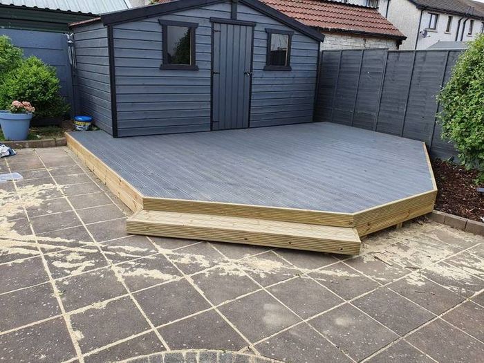 Composite decking supplied and fitted