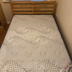 New double bed and mattress