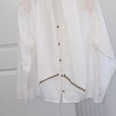 White & Gold Blouse
