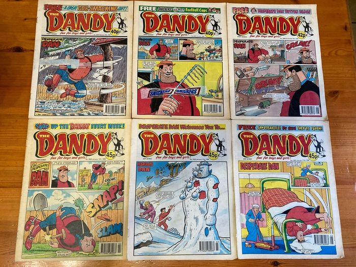 Comics: 'The Dandy' 1996,1998 and 1999 (73 numbers)