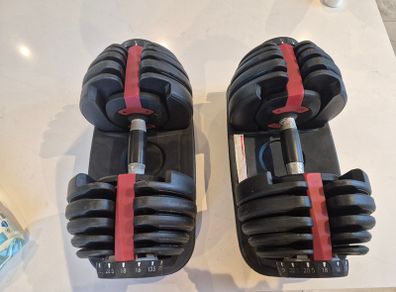 Adjustable dumbbells
