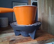 Le Creuset fondue set vintage