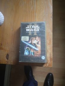 star wars Attack of the Clones VHS VIDEO