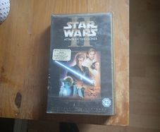 star wars Attack of the Clones VHS VIDEO
