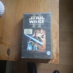 star wars Attack of the Clones VHS VIDEO
