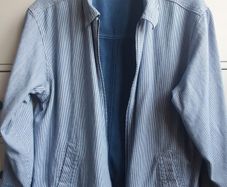 Reversible denim jacket