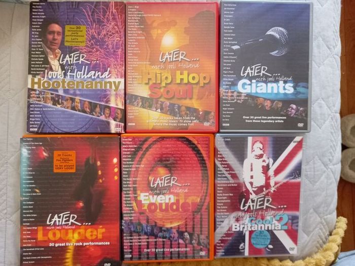 Later With Jools Holland Dvd Collection Bundle Bbc Music Show Rock Pop Soul Britpop Hip Hop Heavy Metal