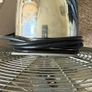 Chrome Retro Standing Fan Image 3