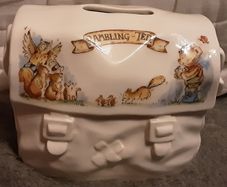 Wedgwood running ted money box