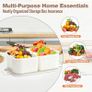 Brand New Snack Box 4-Compartment Leakproof Portable Organizer for Snacks & Fruit Image 3