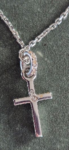 Authentic Swarovski Crystal Cross Pendant Necklace
