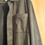 Next green faux suede jacket with pockets and button up front. Size M #suede #outerwear Image 3