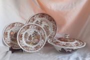 Staffordshire Royal Tudor Tureen  &amp; Plates.