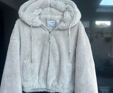 faux fur jacket from Bershka
