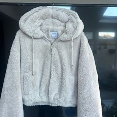 faux fur jacket from Bershka