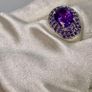 Silver ring with Amethyst Image 9