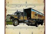 East Bound, Bandit Run : Metal Sign