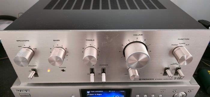 Vintage Power Amplifier Pioneer Sa 6500 Ii