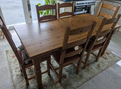 Table and chairs
