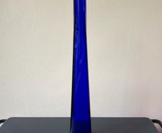 Vintage cobalt blue glass bottle