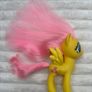Hasbro My Little Pony Fluttershy Yellow Pink Butterfly Brushable G4 MLP 2016 Used Please see photos Image 3