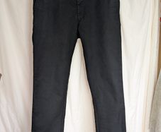 Carhartt WIP Mens Black Chino Trousers W33 L32 Work In Progress Cotton Pants