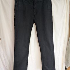 Carhartt WIP Mens Black Chino Trousers W33 L32 Work In Progress Cotton Pants