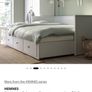 Daybed with 3 Drawers and Mattresses - White Image 2