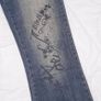 Diesel Blue Washed Y2K Vintage Graphic Printed Flare Bootcut Denim Jeans 32R/14UK/42EU Image 9