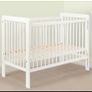 John Lewis Wooden Cot White Image 7