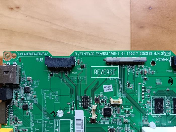 Main Board Mb Lg 55ec930v Oled Tv Eax65612205 (1.0) Ebt63359602 Screen: Lc550lud