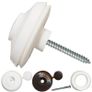 Polycarbonate fixing buttons / corrugated /twin wall / pergola roof Image 5