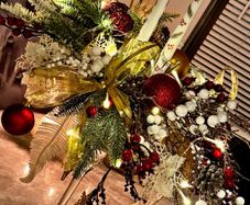Christmas table decoration