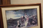 An Ejected Family 1853 by Erskine Nicol - Framed print