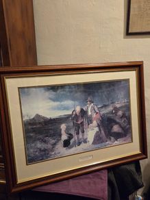 An Ejected Family 1853 by Erskine Nicol - Framed print