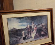 An Ejected Family 1853 by Erskine Nicol - Framed print