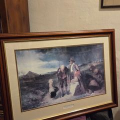 An Ejected Family 1853 by Erskine Nicol - Framed print