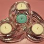 3 Table Centre Piece Tea Light Holders Image 5