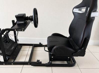Moza R5 Sim Racing Setup with GT Omega ART Cockpit