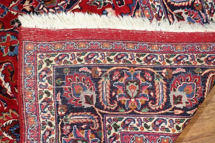 P.ersian Mashad Rug 'Signed' 345x248cm (MESH)