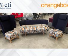 Patterned Orangebox Tope Sofa Set(1 Sofa,2Singles)