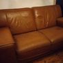 Sofa - vintage brown leather 2 seater Image 2