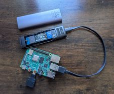 Raspberry Pi 4 Model B with 500GB NVMe SSD