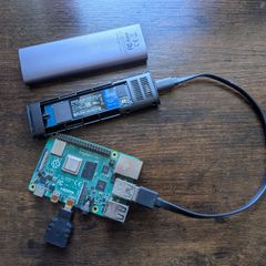 Raspberry Pi 4 Model B with 500GB NVMe SSD