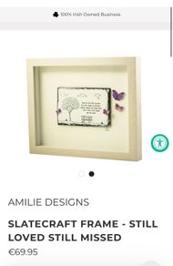 Slatecraft Frame - Still Loved Still Missed New In The Packaging.