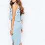 Frock and Frill Embellished Overlay Pencil Dress Size 12 Image 3