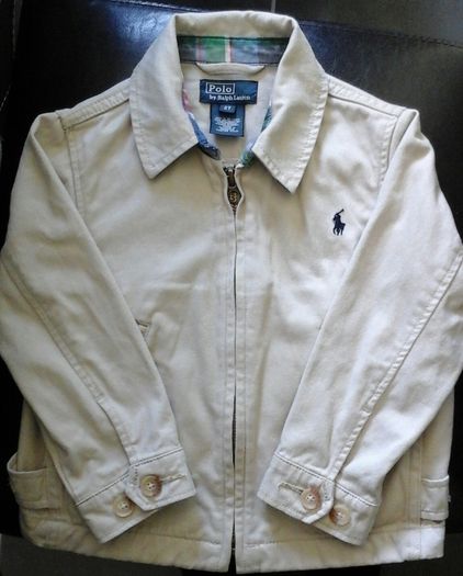 Ralph Lauren. .Boys Beige Jacket "As New" (size 2-3yrs)